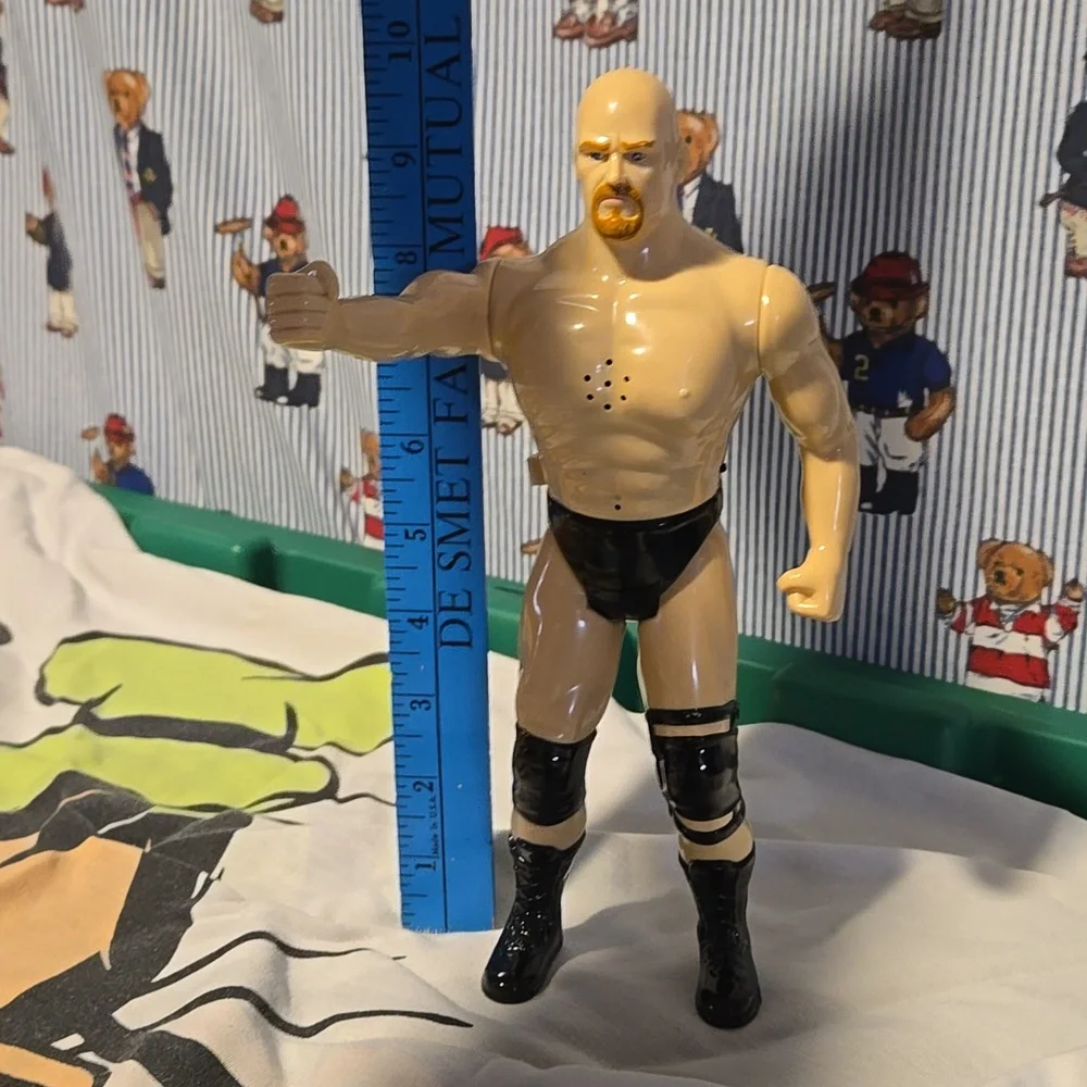 Vintage Stone Cold Steve Austin Wrestling Action Figure Wwf Wwe